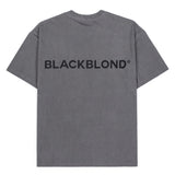 ブラックブロンド(BLACKBLOND) BBD Classic Smile Logo Pigment T-Shirt (Gray)