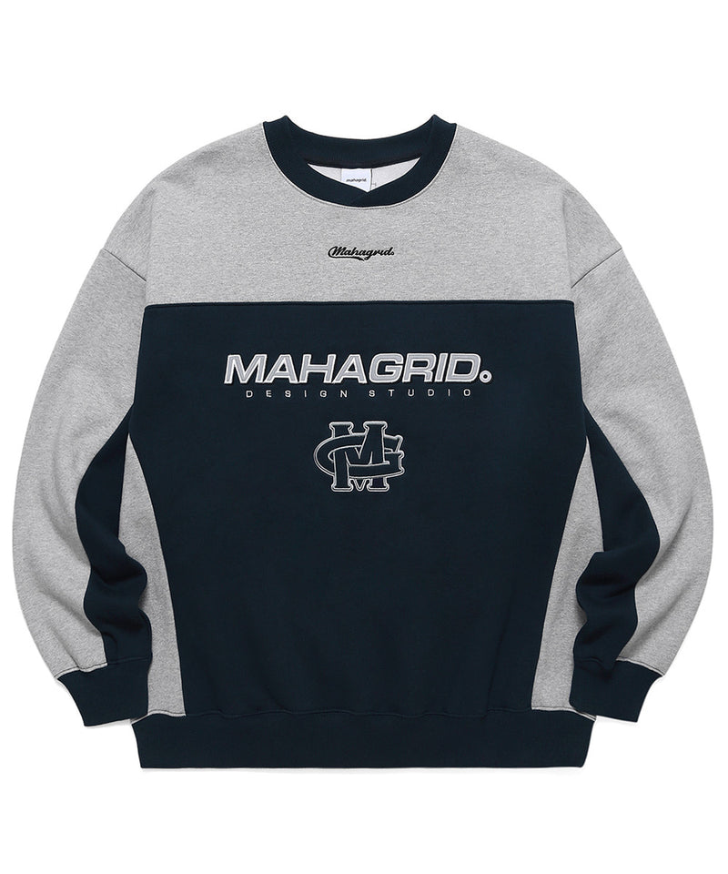 mahagrid (マハグリッド) LEAGUE PLAYER SWEATSHIRT [NAVY]