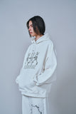 オーワイ(OY) BONE SHEEP&WOLF HOODIE-WHITE