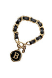 BLACKPURPLE (ブラックパープル) Guerlain Signature B Black Chain Bracelet