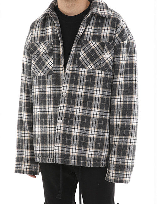 ランベルシオ(LANG VERSIO) 210 Unbalanced Padded Shirt Jacket