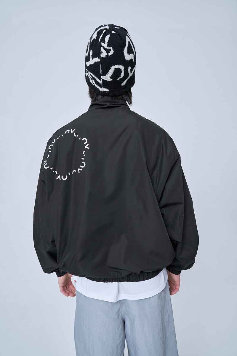 オーワイ(OY) ZIPPER POLA ANORAK-BLACK