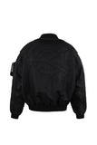 オーワイ(OY) PATCH LOGO BOMBER JACKET-BLACK