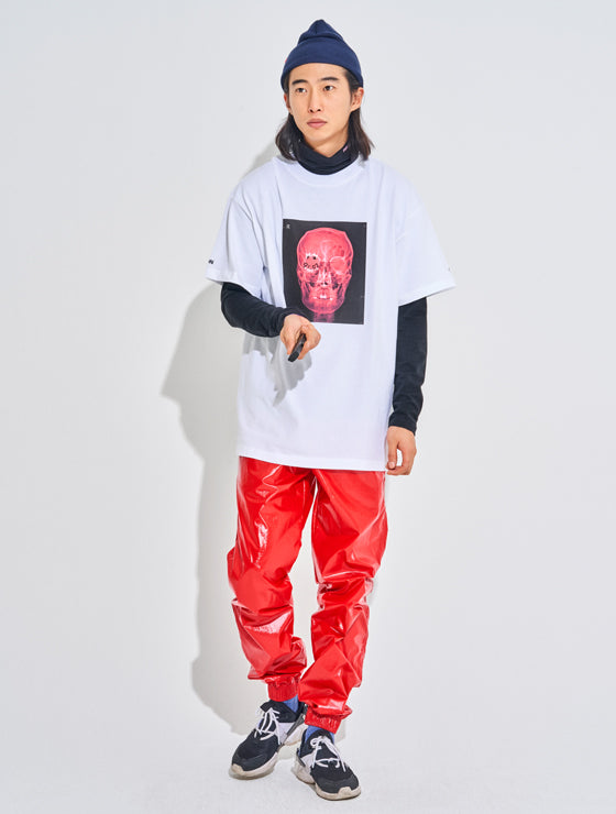 FM91.02 (エフエム91.02)　xPLAY T-SHIRT (Skull  white)