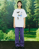 NCOVER（エンカバー）DOG FRIENDS TSHIRT-WHITE