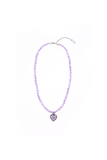 ReinSein（レインセイン）Purple checkered heart necklace