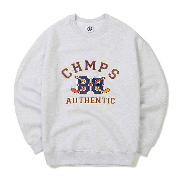 ボーンチャンプス(BORN CHAMPS)   CHMPS 88 HOCKEY CREWNECK B21FT10GY