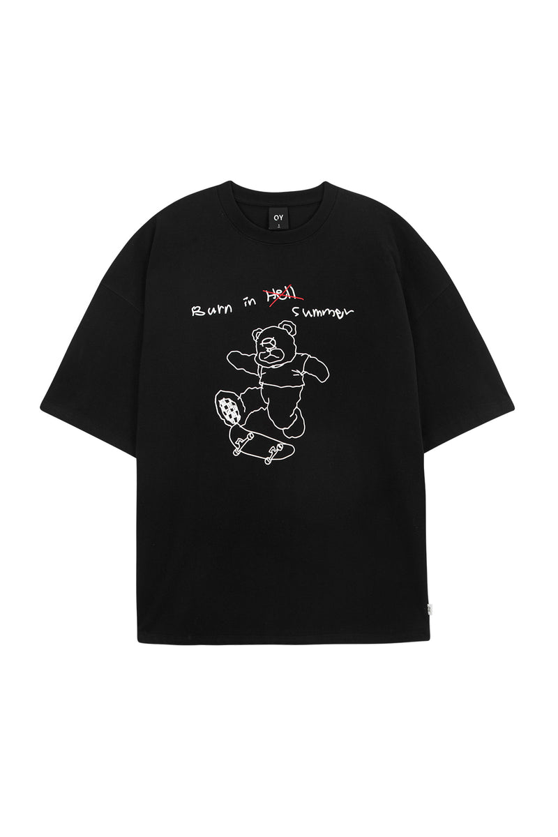 オーワイ(OY)    SKATEBOARDER ODOLLY T-BLACK