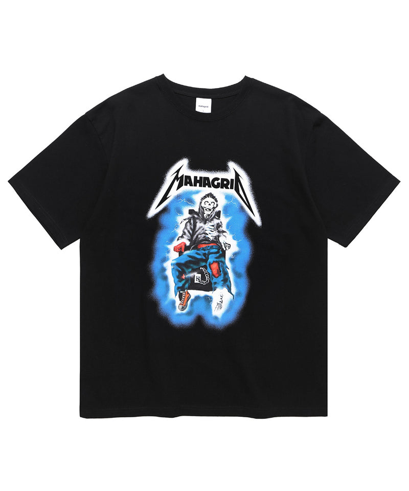 mahagrid (マハグリッド)  THRILLER MAN TEE [BLACK]