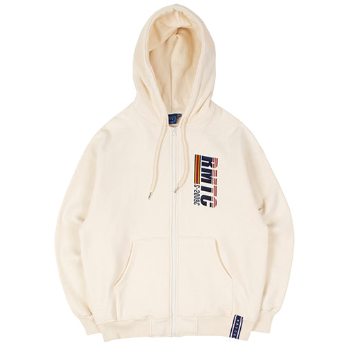 ロマンティッククラウン(ROMANTIC CROWN) RMTC LOGO HOOD ZIP UP_OATMEAL