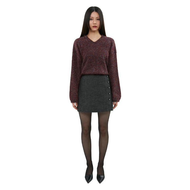 curetty (キュリティー)  C BUTTON POINT SKIRT_BLACK