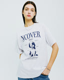 NCOVER（エンカバー）ENGLISH SHEEP DOG TSHIRT-GREY