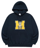 mahagrid (マハグリッド) JIMMY M LOGO HOODIE [NAVY]