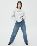 NCOVER（エンカバー）IN TO THE HEAVEN TEXT SWEATSHIRT-WHITE MELANGE