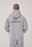 オーワイ(OY) TWIST LINE HOODIE JACKET-GREY