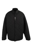 オーワイ(OY) METAL QUILTING SHIRTS-BLACK