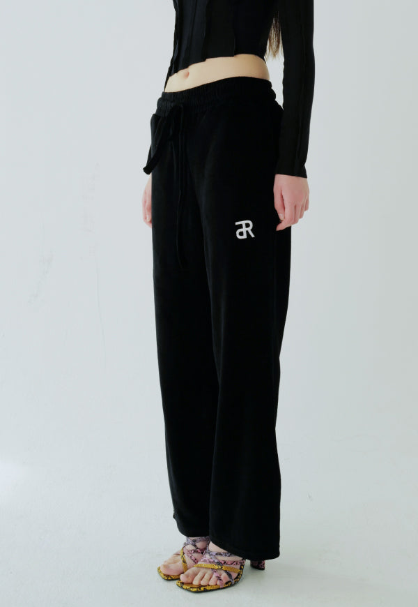INPREP (インプレップ）MONOGRAM LOUNGE PANTS (BLACK)
