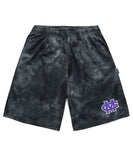 mahagrid (マハグリッド) WATER DYED MESH SHORT [BLACK]