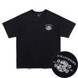 ロマンティッククラウン(ROMANTIC CROWN) ROMANTIC WOOD LOGO TEE_BLACK