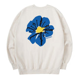 RADINEO (ラディネオ)　Blue flower sweatshirt cream