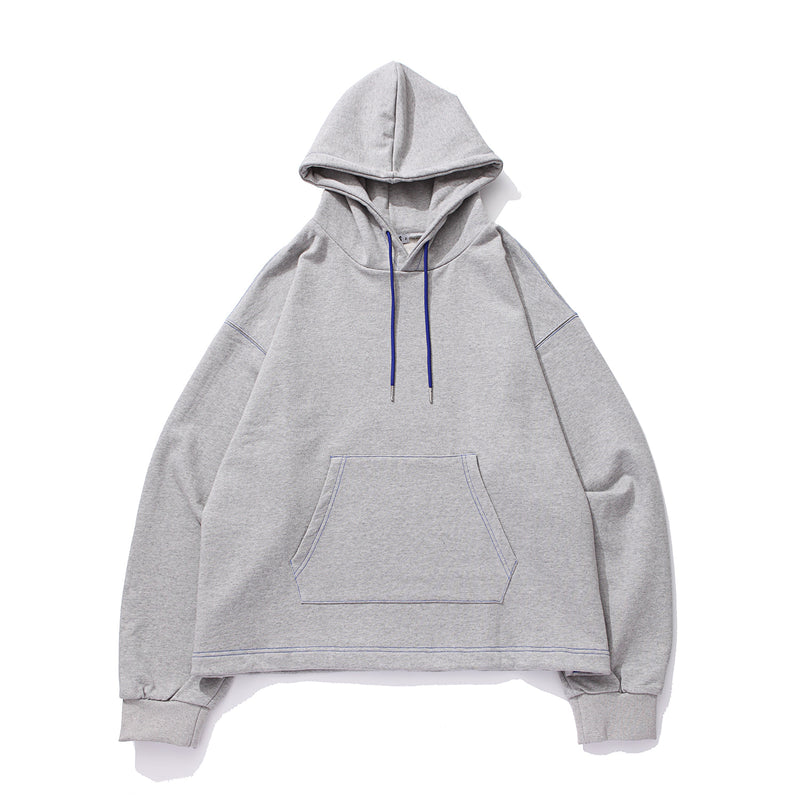 Q CUMBERS (キューカンバース)　BIG SILHOUETTE HOODIE / Grey