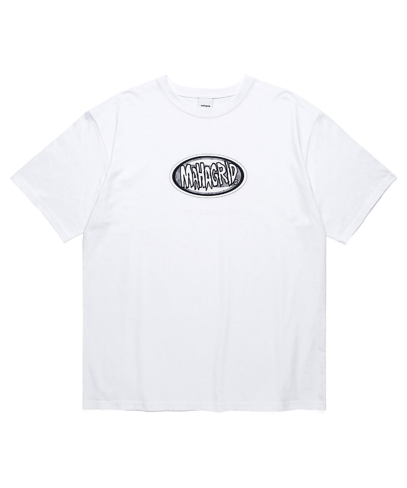 mahagrid (マハグリッド) AWESOME OVAL TEE [WHITE]