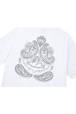 オーワイ(OY) PAISLEY LOGO T-WHITE