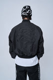 オーワイ(OY) PATCH LOGO BOMBER JACKET-BLACK