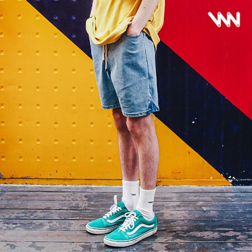 ダブルユーブイプロジェクト(WV PROJECT)WORK DEMIM SHORT PANTS SWSP7284(BLUE)