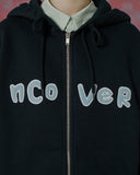 NCOVER（エンカバー）SIGNATURE PATCH LOGO HOODIE ZIPUP-NAVY