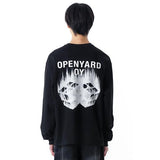 オーワイ(OY) FLAME CUBE LONG SLEEVE-BLACK