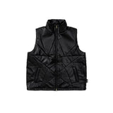 アジョバイアジョ(AJOBYAJO)            Star Vegan Leather Puffer Vest [BLACK]
