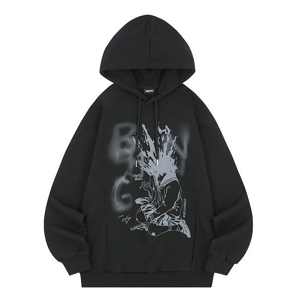 ★関税/送料込★Odd Studio★BANG Graphic Over Fit Hoodie ODD STUDIO] BANG GRAPHIC OVER FITフーディ☆新作・24SS☆人気