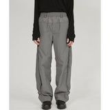 FLARE UP (フレアアップ)     Wide Split Pants - Dark Gray (FL-218)