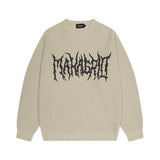 mahagrid (マハグリッド) GOTH KNIT SWEATER BEIGE(MG2DFMK683A)