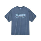 RADINEO (ラディネオ)　 VINTAGE LOGO PIGMENT T-SHIRTS BLUE