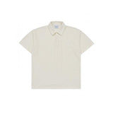 アクメドラビ(acme' de la vi) A LOGO EMBLEM TERRY COLLAR SHORT SLEEVE T-SHIRT IVORY