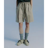 ロマンティッククラウン(ROMANTIC CROWN) DOUBLE STRING HALF PANTS_BEIGE