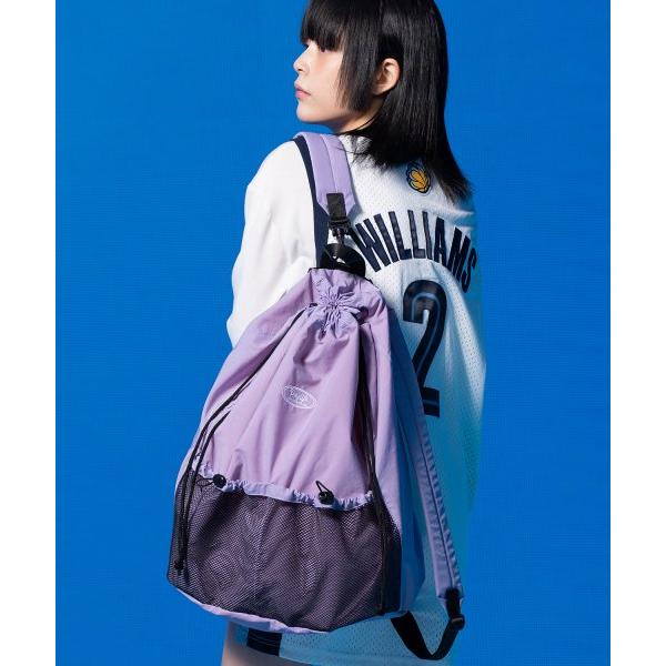 デイライフ(Daylife) DRAW STRING BACKPACK (PURPLE
