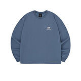 オーワイ(OY) 		TYPOGRAPHIC LOGO LONG SLEEVE-VINTAGE BLUE