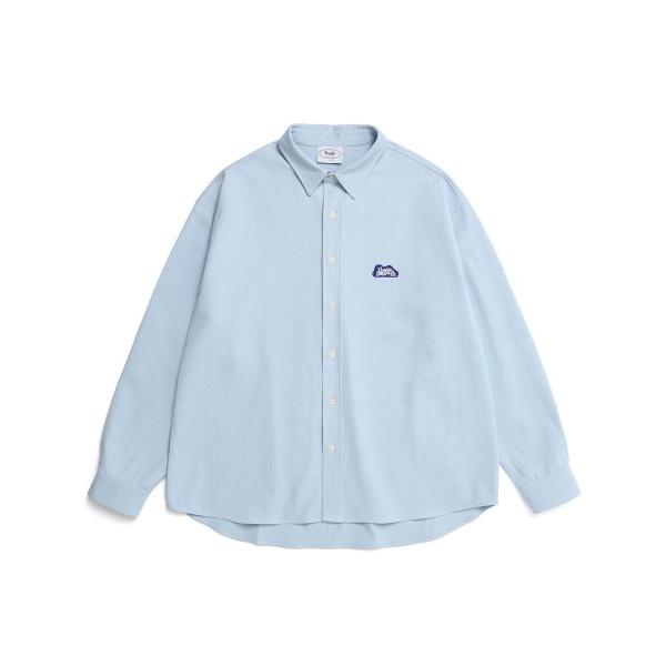デイライフ(Daylife)   DREAM STRIPE OXFORD SHIRTS (BLUE)
