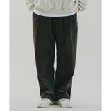 ダブルユーブイプロジェクト(WV PROJECT)  Croffle corduroy Widepants Khakibrown MJLP7618