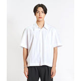 ラメルマメゾン (LA MER MA MAISON) STITCH LINE SHIRT WHITE