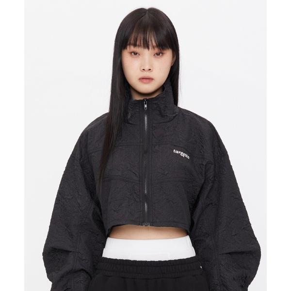 TARGETTO(ターゲット) CONVEX BOLERO ZIP UP JACKET_BLACK
