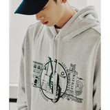 ROMANTIC CROWN(ロマンティック クラウン)     ROMANTIC STREET NO9 HOODIE_LIGHT GREY