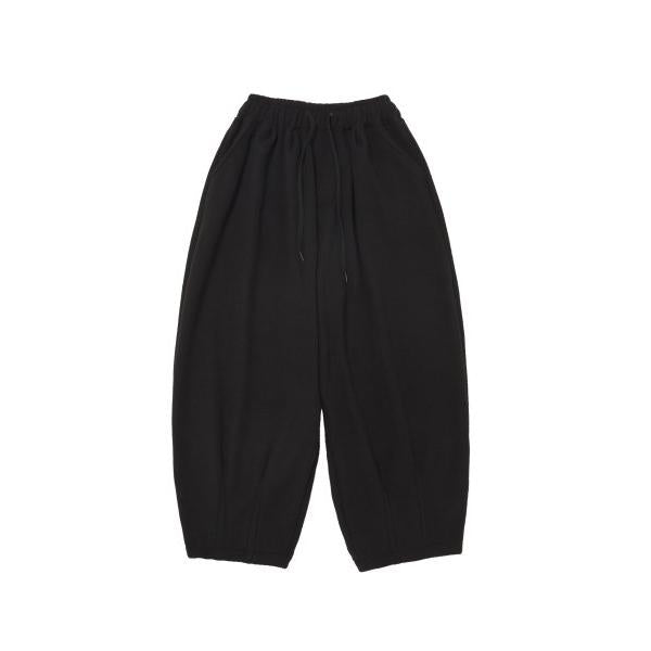 A NOTHING (エーナッシング)  WARM-FLEECE BALLOON PANTS (Black)