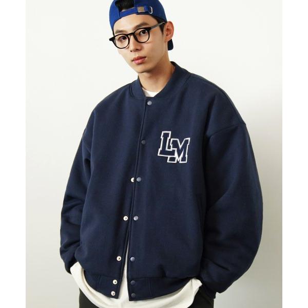 JEMUT (ジェモッ)  Loven Cotton Stadium Jacket Navy KJJK2457