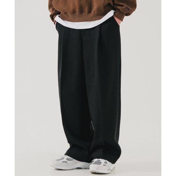 ダブルユーブイプロジェクト(WV PROJECT)   Report Wide Slacks Black JNLP7640