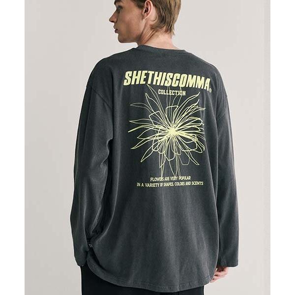シディスコンマ(SHETHISCOMMA)  WORLD WIDE T(CHACOAL)