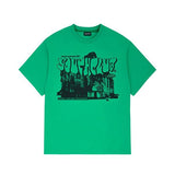 Odd Studio (オッドスタジオ)　Youthclub Graphic Over Fit t-shirt - vivid green